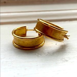 14k gold hoops